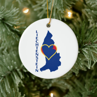 Ornamento De Cerâmica Liechtenstein