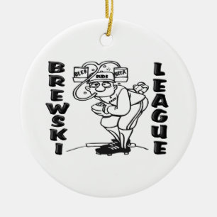 Ornamento De Cerâmica Liga de Brewski