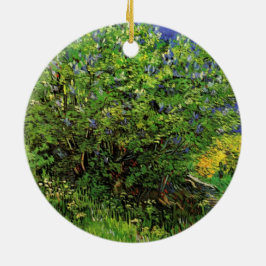 Ornamento De Cerâmica Lilacs por Vincent van Gogh, Flores de Jardim Vint