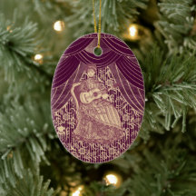 Linda senhora com violão