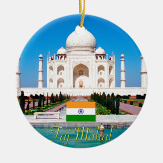 Ornamento De Cerâmica Linda Taj-Mahal India Pro Foto