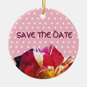 Ornamento De Cerâmica Lindo Ornament Save the date