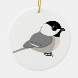 Ornamento De Cerâmica Lindo Pintarroxo Chibi