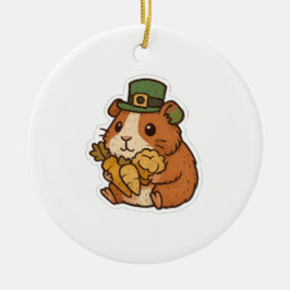 Ornamento De Cerâmica Lindos Leprechauns Porquinhos-da-índia Dia de São 