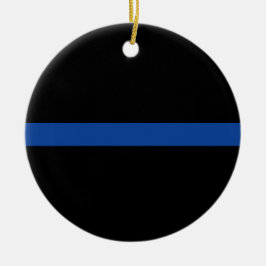 Ornamento De Cerâmica Linha Azul Fina Presente da Lei e Aplicação da Lei