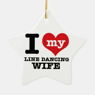 Ornamento De Cerâmica Linha esposa da dança