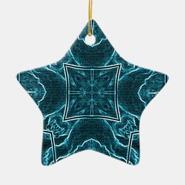 Ornamento De Cerâmica Lion wits (Frente)