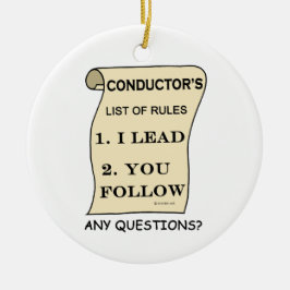 Ornamento De Cerâmica Lista De Regras Do Condutor