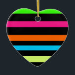 Ornamento De Cerâmica Listras de neão<br><div class="desc"></div>