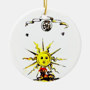 ORNAMENTO DE CERÂMICA LIVRO PERDIDO DE NOSTRADAMUS