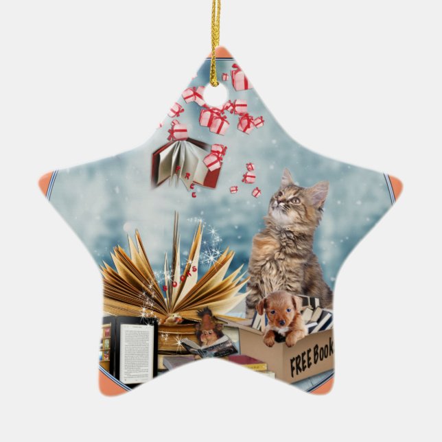 Ornamento De Cerâmica Livros Gratuitos (Frente)