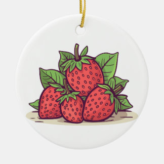 Ornamento De Cerâmica llavero fresita