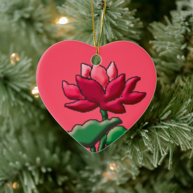 Ornamento De Cerâmica LLD-Lotus emote (Árvore)