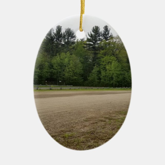 Ornamento De Cerâmica Locais Simples (Frente)