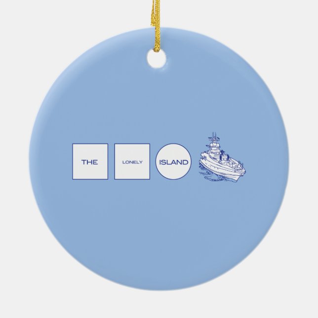 Ornamento De Cerâmica Logotipo (Traseira)