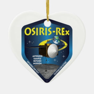 Ornamento De Cerâmica Logotipo da missão de OSIRIS REx