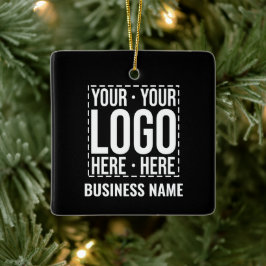 Ornamento De Cerâmica Logotipo Empresarial Personalizado Empresa Corpora