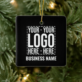 Ornamento De Cerâmica Logotipo Empresarial Personalizado Empresa Corpora