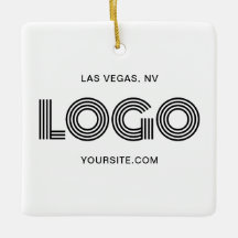 Logotipo Moderno Quadrado Branco