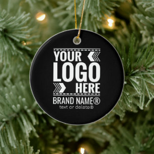 Ornamento De Cerâmica Logotipo Personalizado, Logotipo de Negócios ou Ma