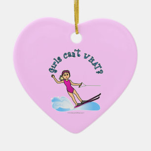 Ornamento De Cerâmica Loira de água feminina