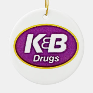 Ornamento De Cerâmica Loja K-B de Drogas, K e B, Nova Orleans