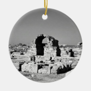Ornamento De Cerâmica Lojas da Grécia Antiga Vintage Ágora de Corinto An
