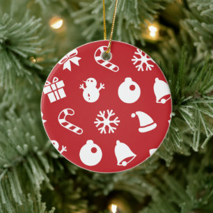 Ornamento De Cerâmica Lolailo 12 Feliz Natal/Feliz Navidad