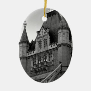 Ornamento De Cerâmica London Tower Bridge Close-up