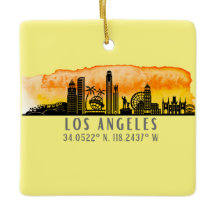 Los Angeles Skyline Latitude e Longitude