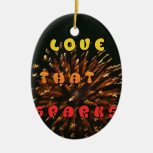 Ornamento De Cerâmica lOVE AQUELE SPARKS HAKUNA mATATA SPARKING.png