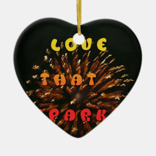 Ornamento De Cerâmica lOVE AQUELE SPARKS HAKUNA mATATA SPARKING.png
