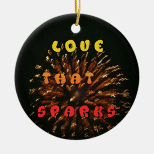 Ornamento De Cerâmica lOVE AQUELE SPARKS HAKUNA mATATA SPARKING.png