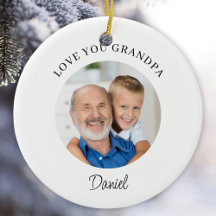 Love You Grandpa Keepsake Photo