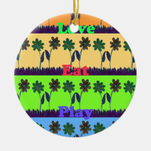 Ornamento De Cerâmica Lovly Girly Hakuna Matata colore Gifts.png