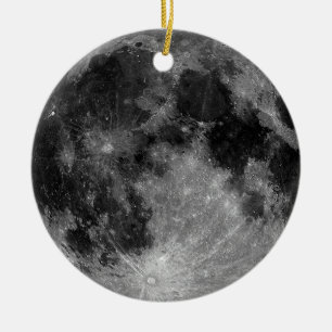 Ornamento De Cerâmica Lua cheia