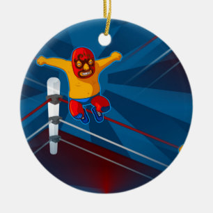 Ornamento De Cerâmica luchador
