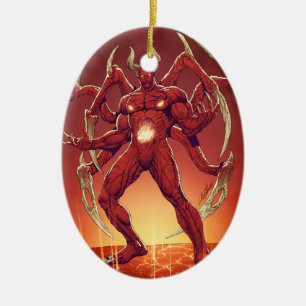 Ornamento De Cerâmica Lucifer o diabo, príncipe da escuridão, satã