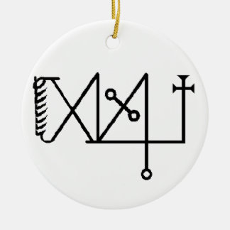 Ornamento De Cerâmica Lucifuge Rofocale Sigil Lamen (base do ornamento)