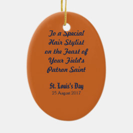 Ornamento De Cerâmica Luís IX, Rei (PM 05)