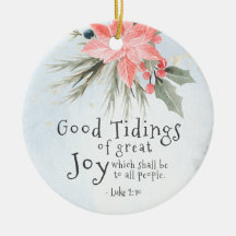 Luke 2:10 Boas notícias de alegria excelente, Nata