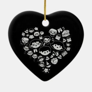 Ornamento De Cerâmica Luv 2