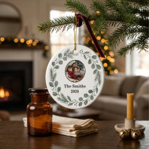Luxo Silencioso Família Verde Sage Foto Natal