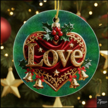 Luxo Vermelho Veludo Dourado Natal (amor)