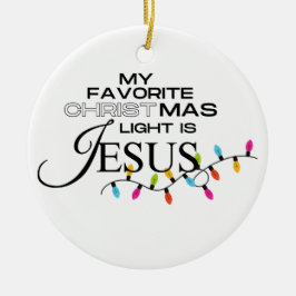 Ornamento De Cerâmica Luz do Mundo