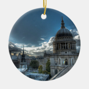 Ornamento De Cerâmica Luz do sol sobre a catedral de St Paul, Londres