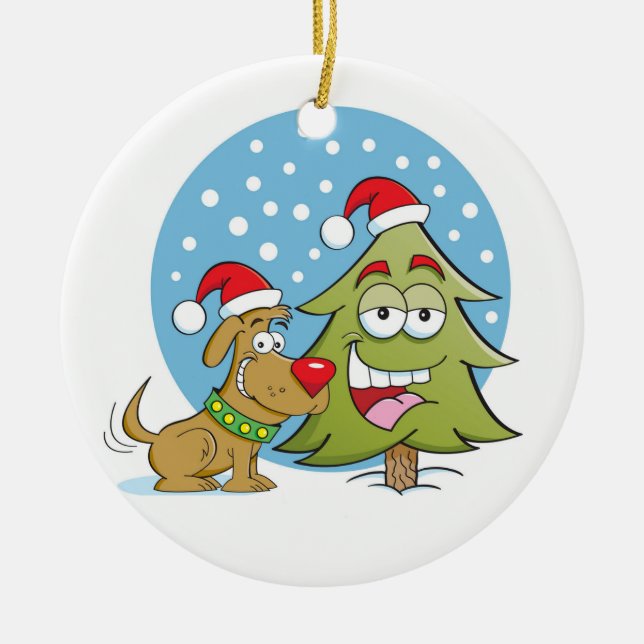 ORNAMENTO DE CERÂMICA *LUZES DE NATAL DE NATAL MERRY* (Frente)