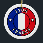 Ornamento De Cerâmica Lyon França<br><div class="desc">Lyon França</div>