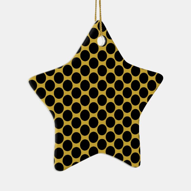 Ornamento De Cerâmica M Matriz de Mesa Dourada com Estrela de Estilo de  (Direito )