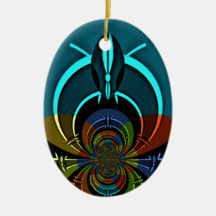 Ornamento De Cerâmica Maasai Colors Hakuna Matata